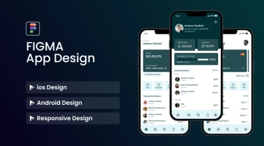 Any type of professional and modern mobile App UI/UX design service with Figma