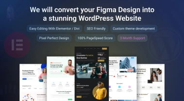 We will convert your Figma Design into a stunning WordPress Website